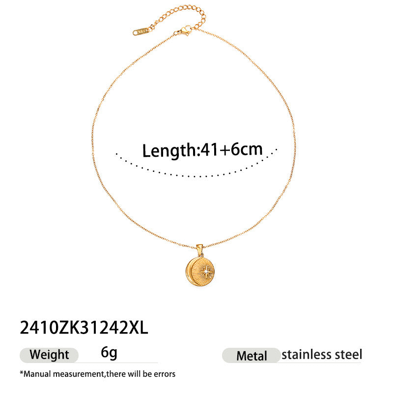 Classic | Simple Zircon Stainless Steel Necklaces