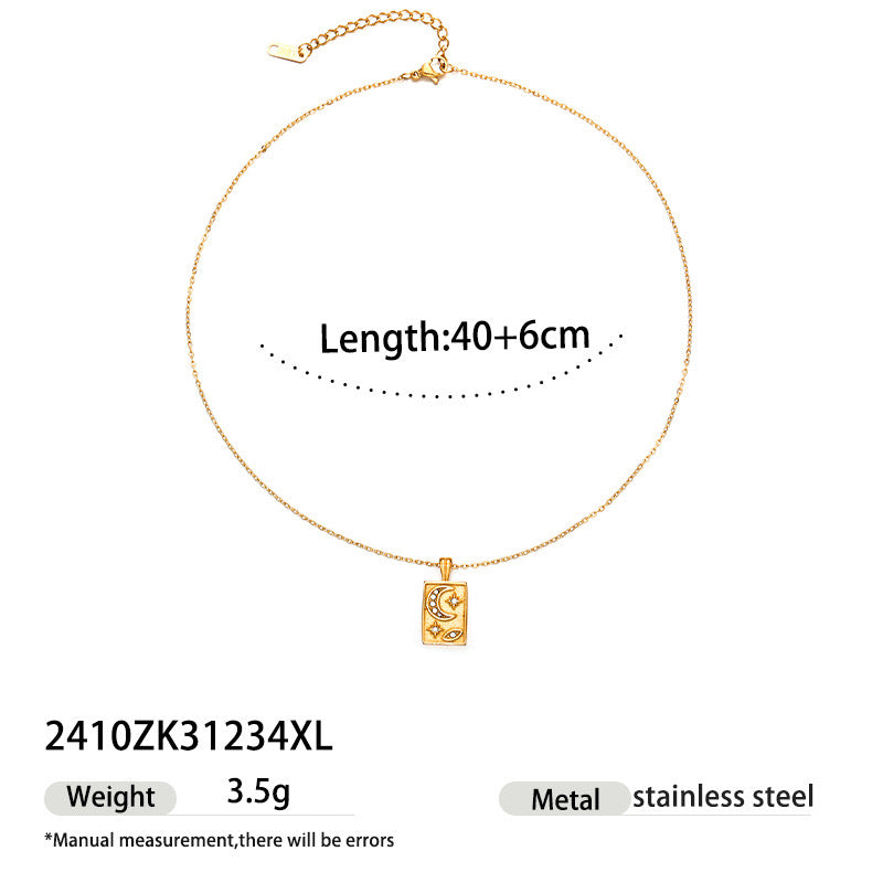 Classic | Simple Zircon Stainless Steel Necklaces