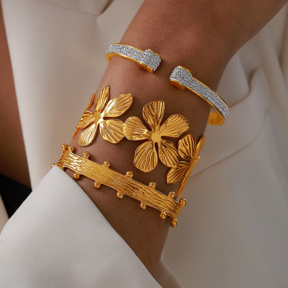 Fashion | 18K Fold Texture Bracelet
