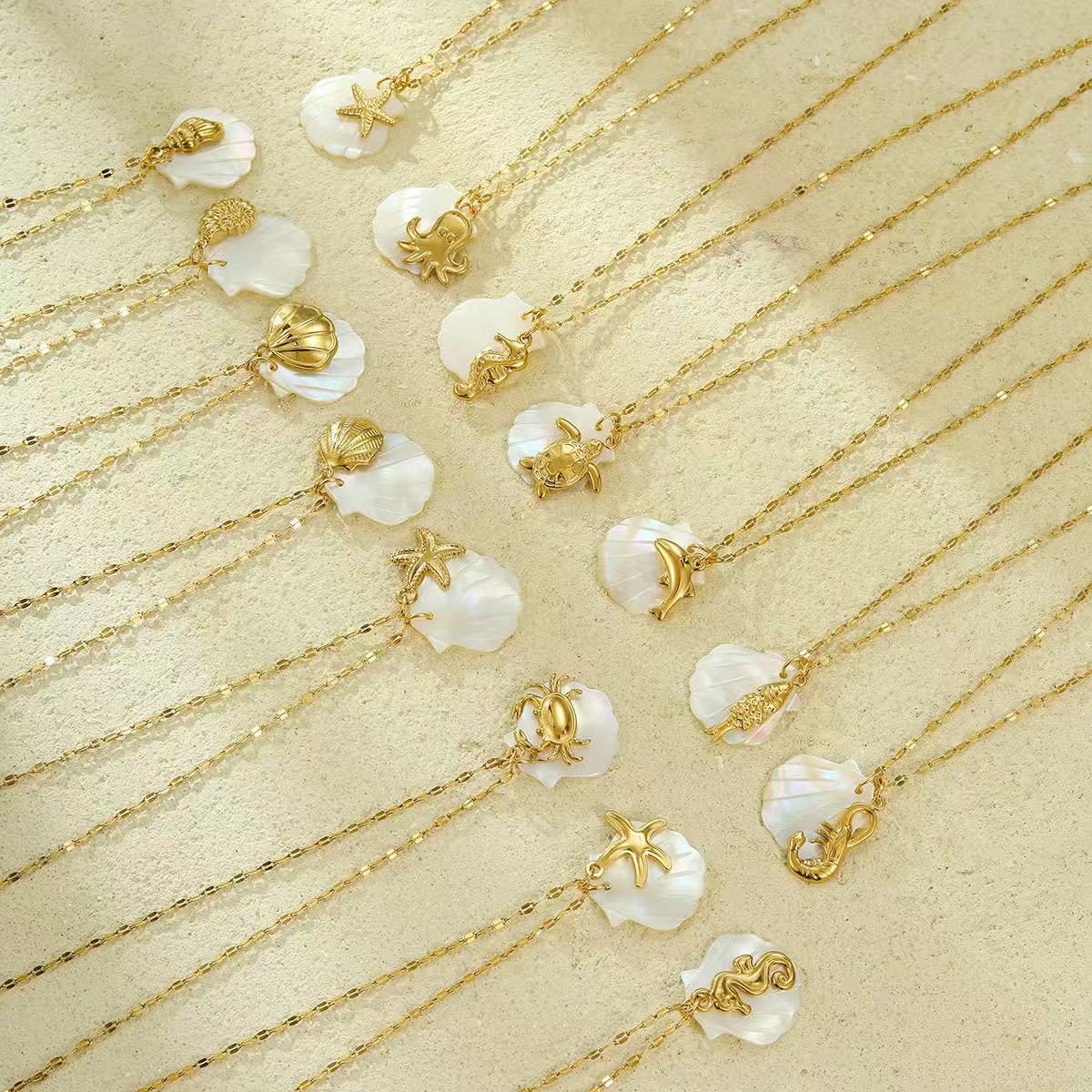 Ocean | Shell Beach Wind Ocean Series Necklaces