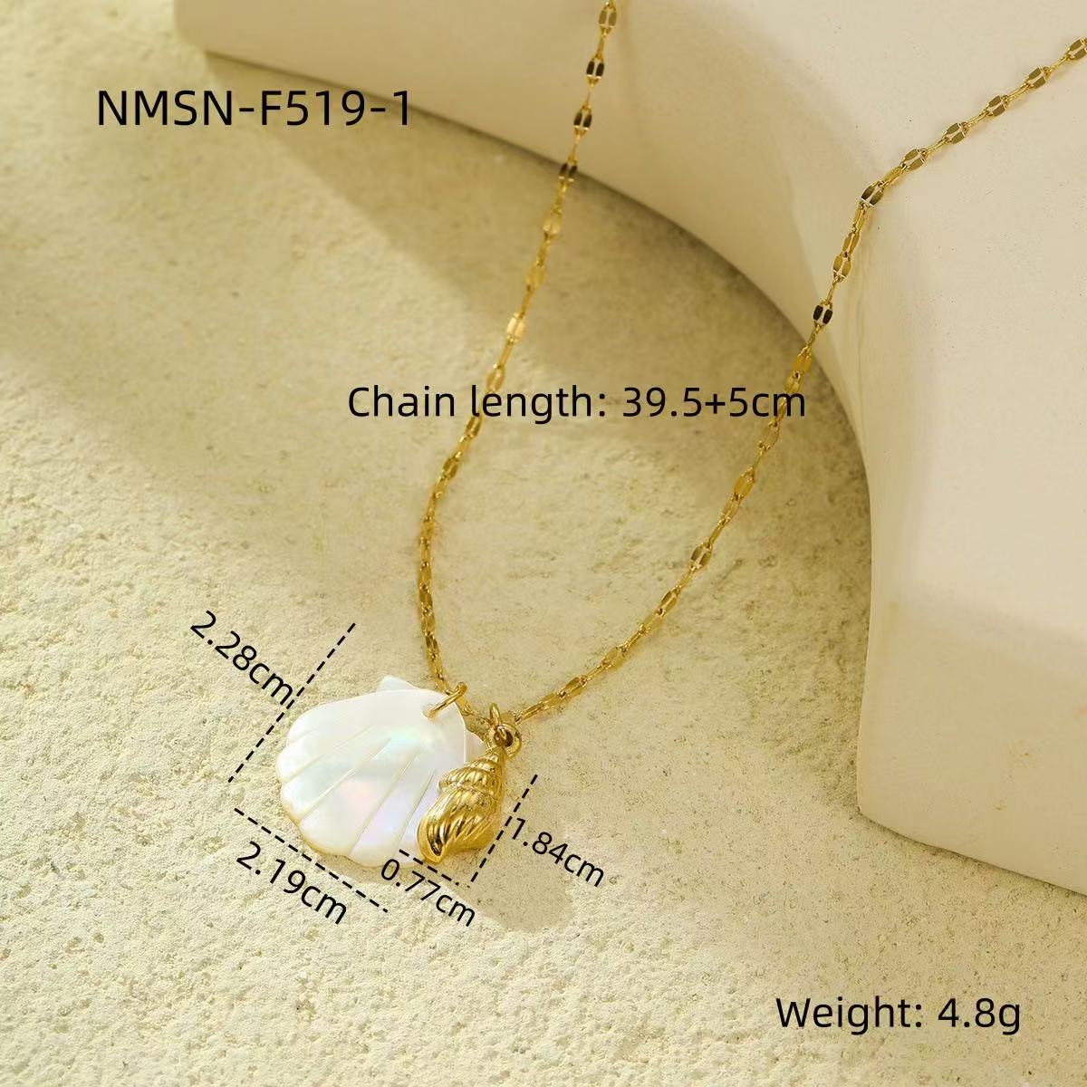 Ocean | Shell Beach Wind Ocean Series Necklaces