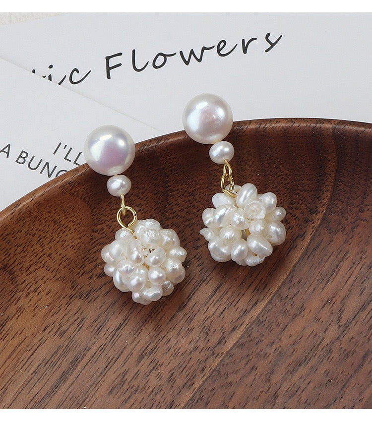 Pearl Flower | Handmade Natural Freshwater Pearls Necklaces, Bracelets and Earrings