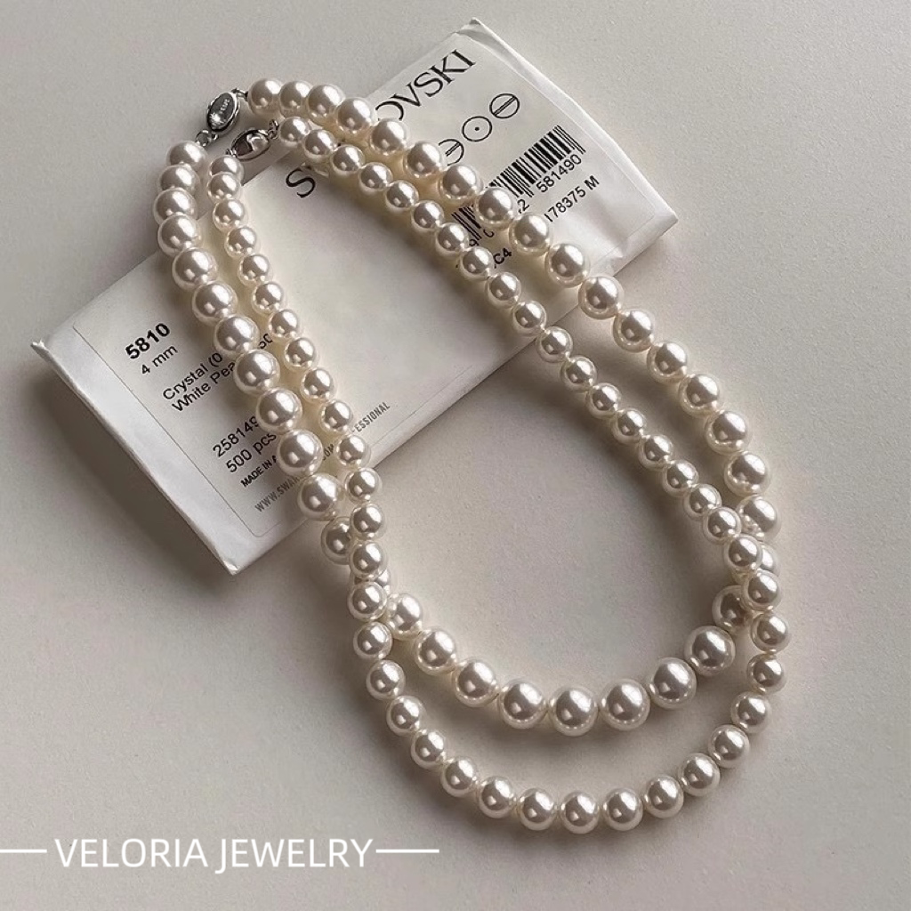 Classic | 925 Silver Classic Artificial Pearl Necklace