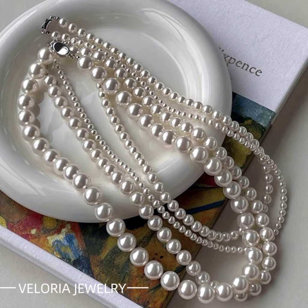 Classic | 925 Silver Classic Artificial Pearl Necklace