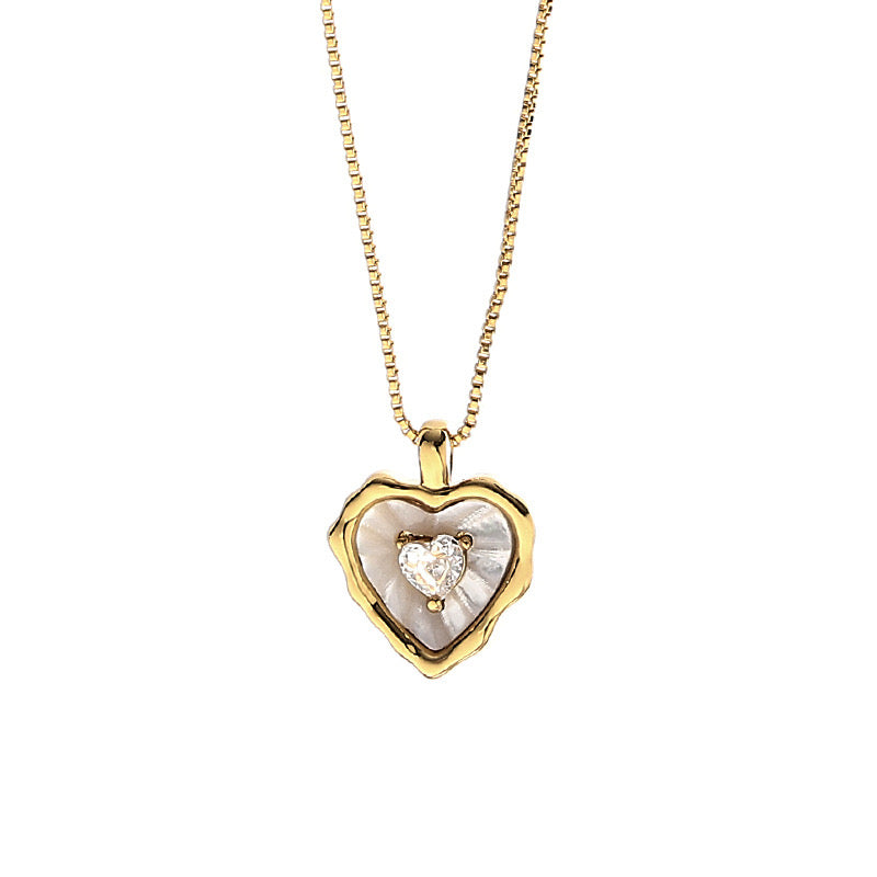 Fashion | 18K Copper Heart-shaped Necklaces