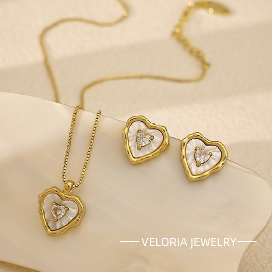 Fashion | 18K Copper Heart-shaped Necklaces