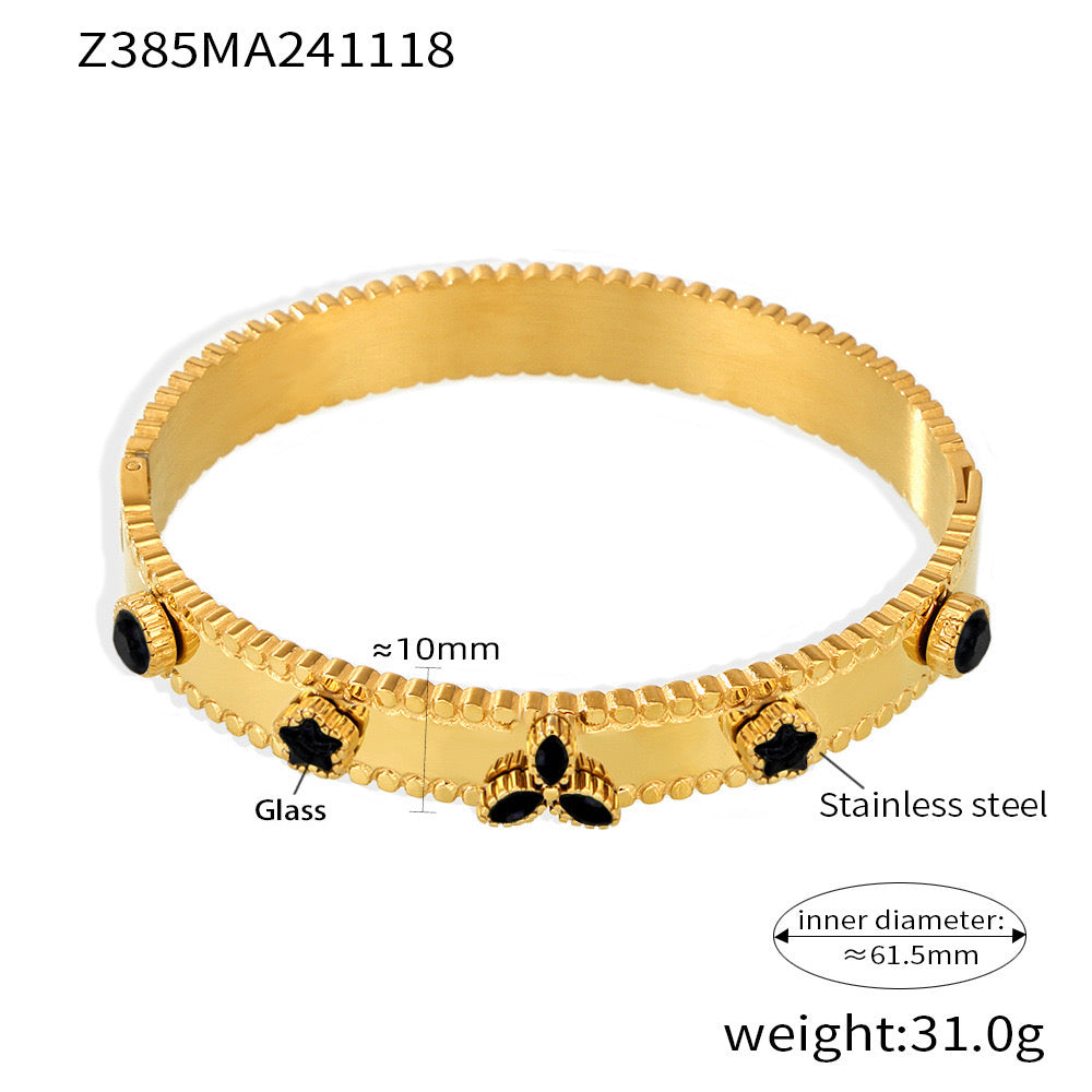 Fashion | 18K Trilobe Zircon Bracelet