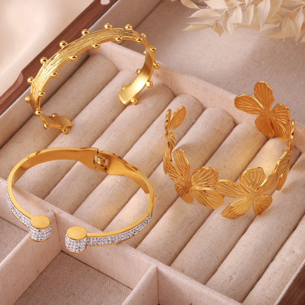 Fashion | 18K Fold Texture Bracelet