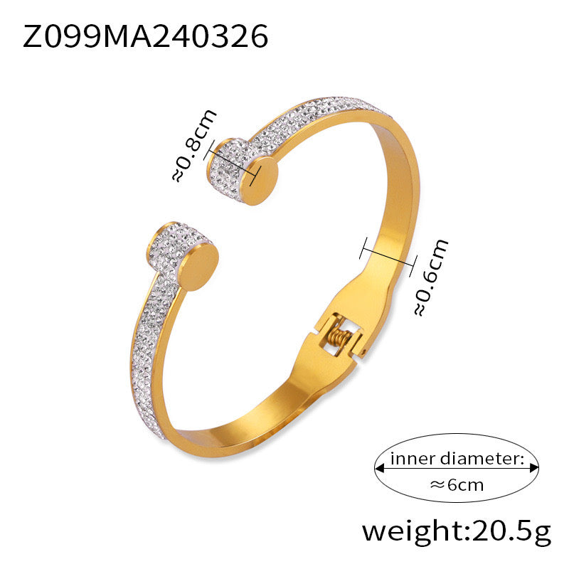 Fashion | 18K Fold Texture Bracelet