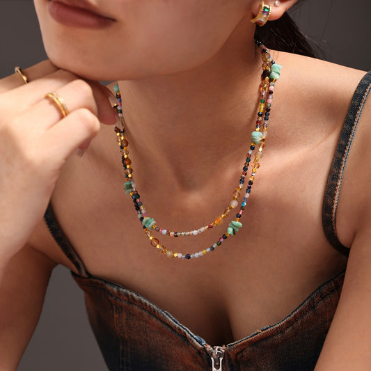 Fashion | Colorful Natural Stone Necklaces