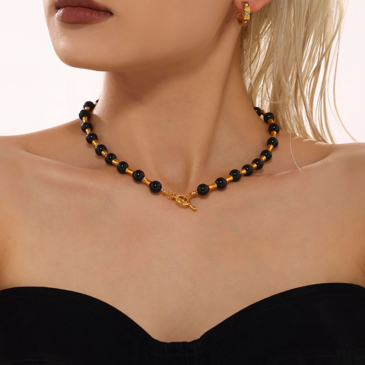 Fashion | Natural Tiger's Eye Stone Shell Pearl Agate Necklaces