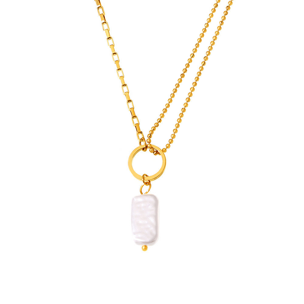 Fashion | 18K-Gold Imitation Pearl Necklaces