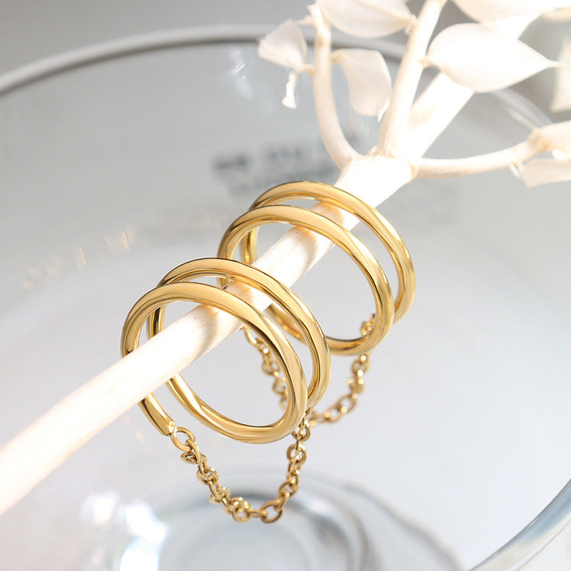 Simple | Double-layered chain Ring