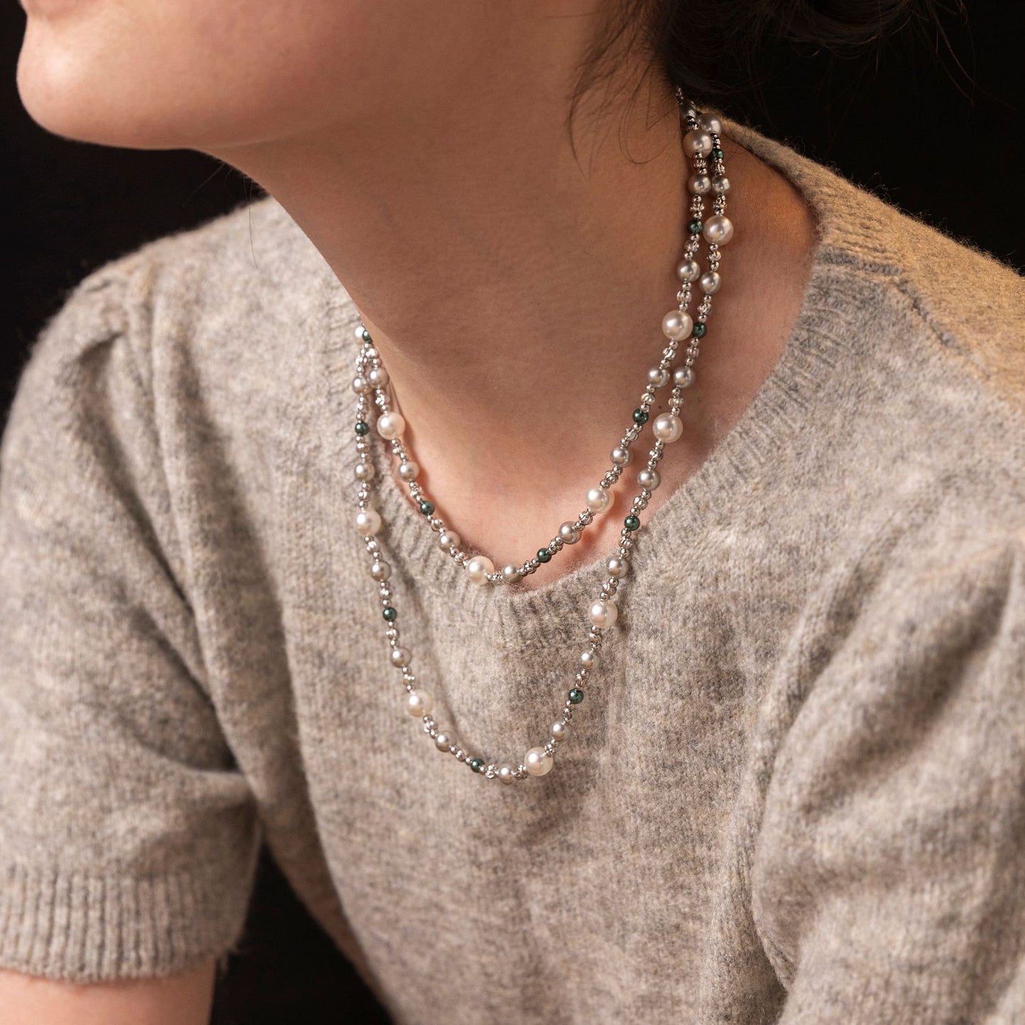 Pearl | Different Imitation pearl Necklaces