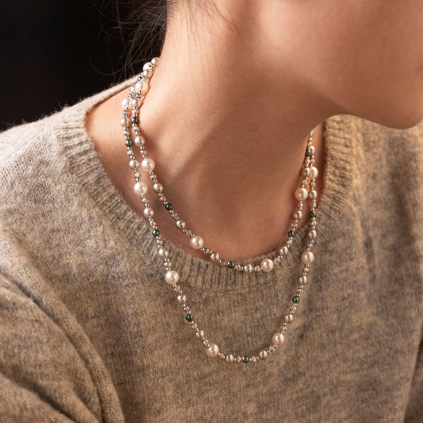 Pearl | Different Imitation pearl Necklaces