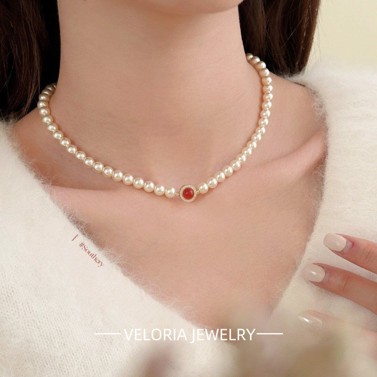 Fashion | 925 Silver Imitation Pearls Necklaces and Bracelets and Rings