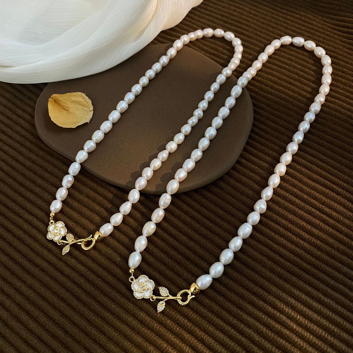 Camellia | Camellia Natural Freshwater Pearls Necklaces and Bracelets