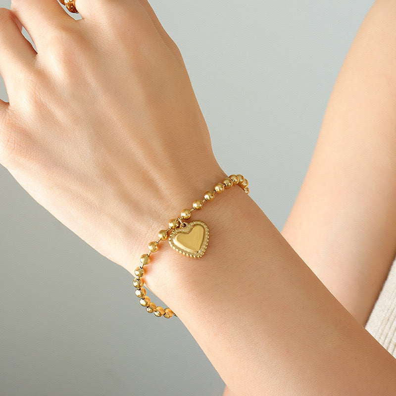 Heart-shaped | Heart-shaped Bracelet and Necklace