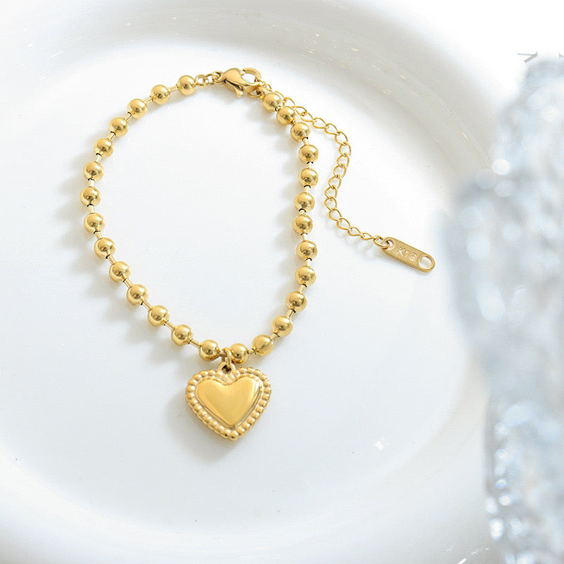 Heart-shaped | Heart-shaped Bracelet and Necklace