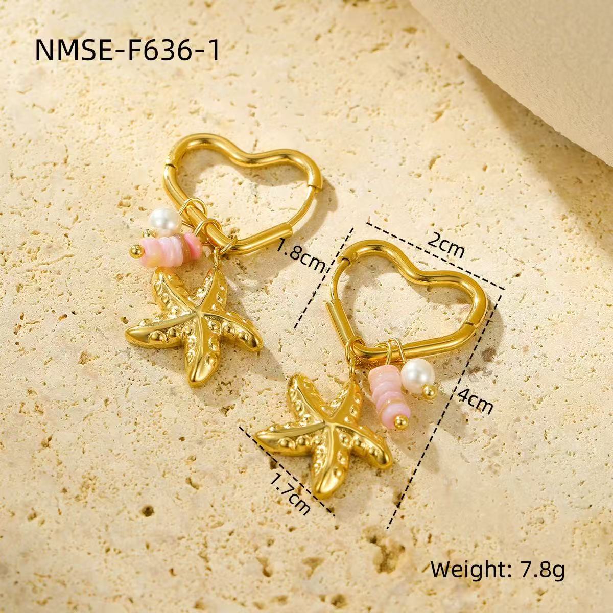 Fashion | Natural  Stone Ocean Wind Earrings