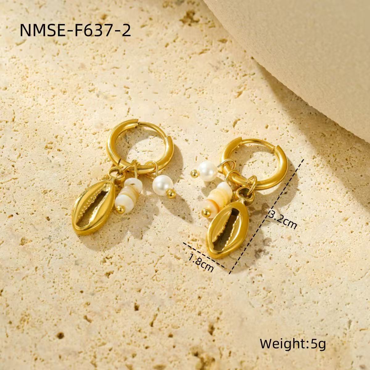 Fashion | Natural  Stone Ocean Wind Earrings