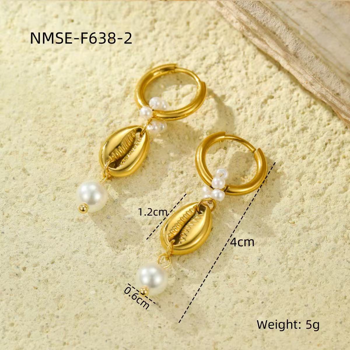 Fashion | Natural  Stone Ocean Wind Earrings