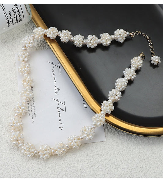 Pearl Flower | Handmade Natural Freshwater Pearls Necklaces, Bracelets and Earrings