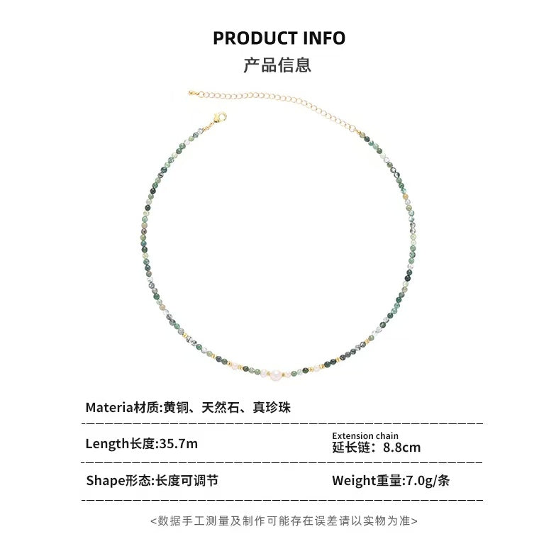 Vintage | Retro Natural Stone Pearl Abalone Shell Necklaces